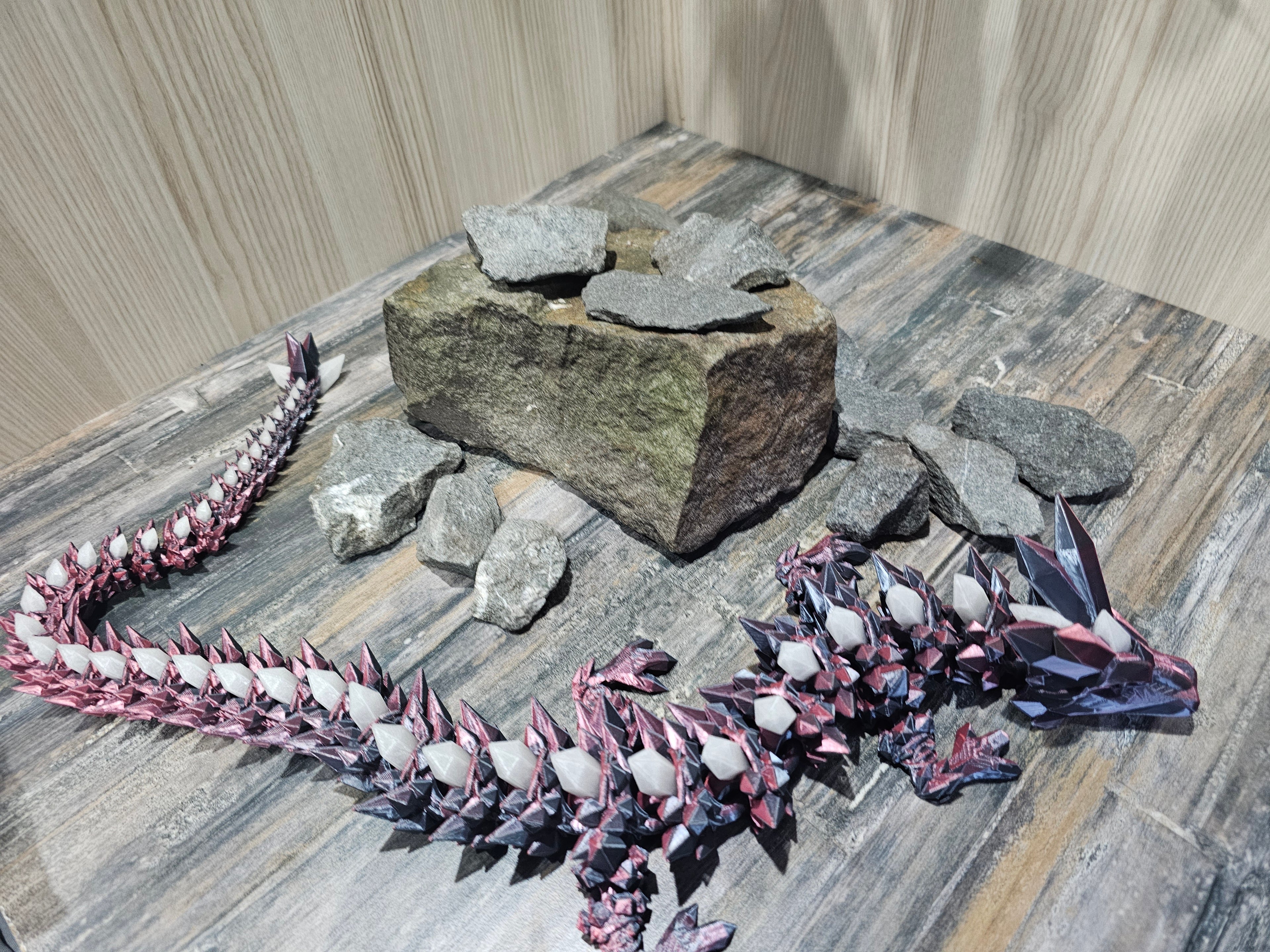 Kristalldrache Flexi Nightglow