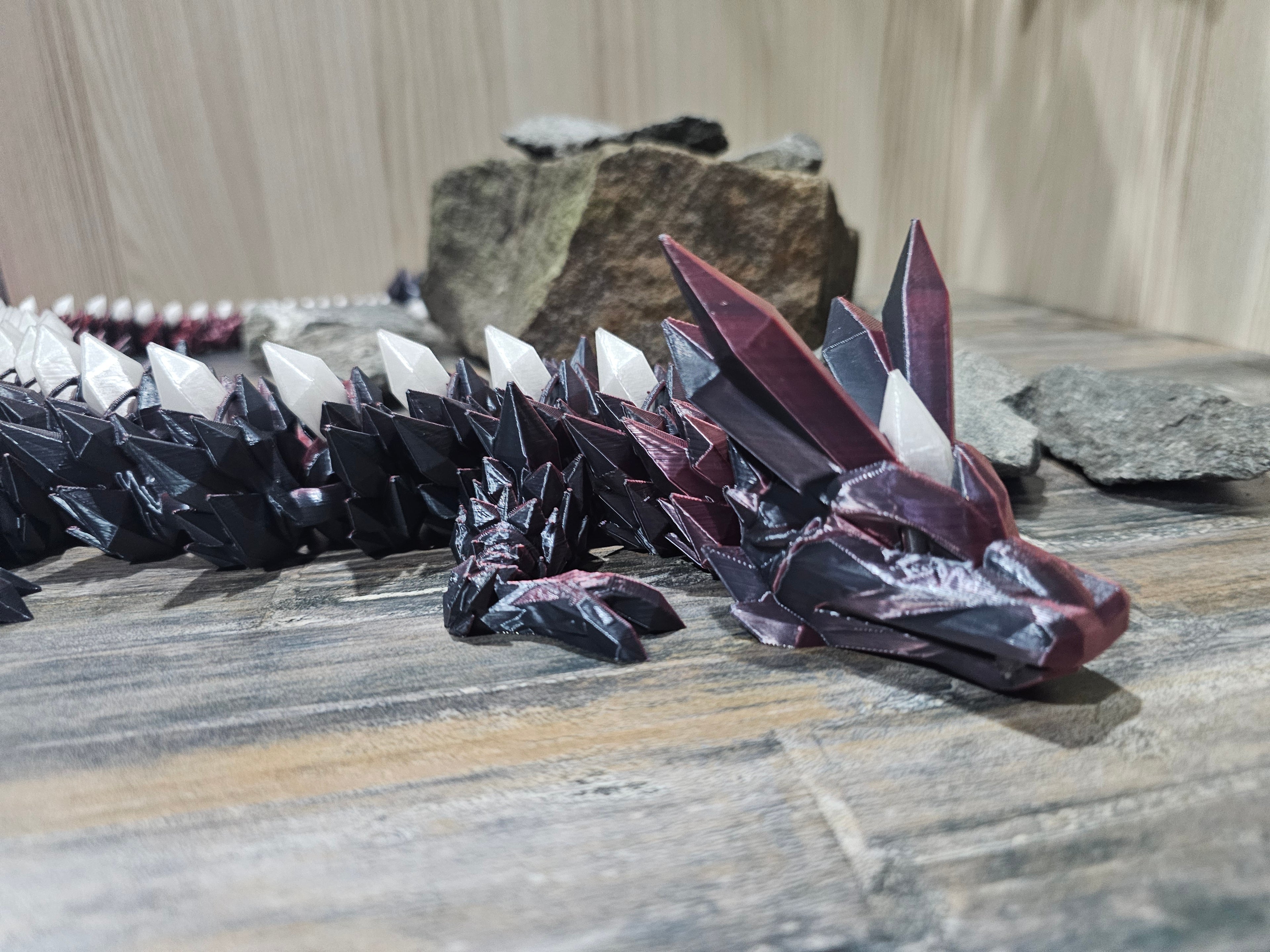 Kristalldrache Flexi Nightglow