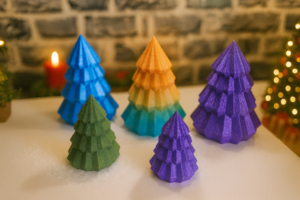 3D gedruckter Weihnachtsbaum aus PLA | Nachhaltige Deko | Verschiedene Farben & Größen | Weihnachtsdekoration | Handmade aus Deutschland
